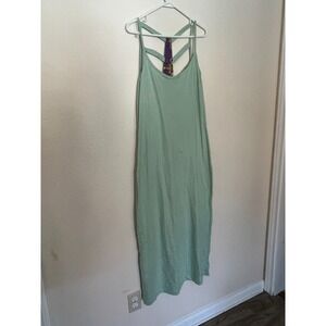4 all Humanity Backless Maxi Dress Women's Small Boho Beach Summer NEW